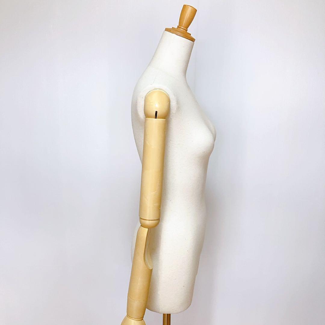 【良品】ReBody 婦人トルソー M 可動腕・指あり キャスター高さ調整