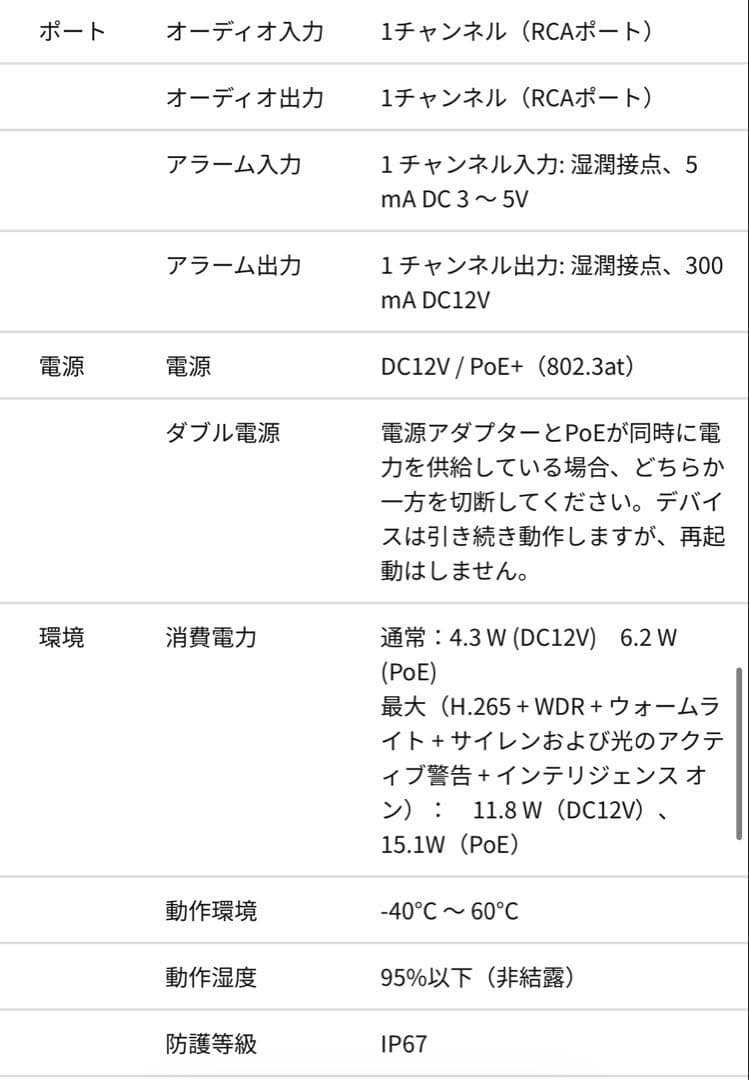 TSB-4FL3P-IPC IPカメラ 4MP