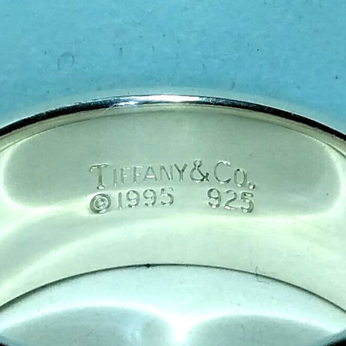 ティファニーグルーブドリング 22.5号　新品仕上げ　無傷未使用に近い