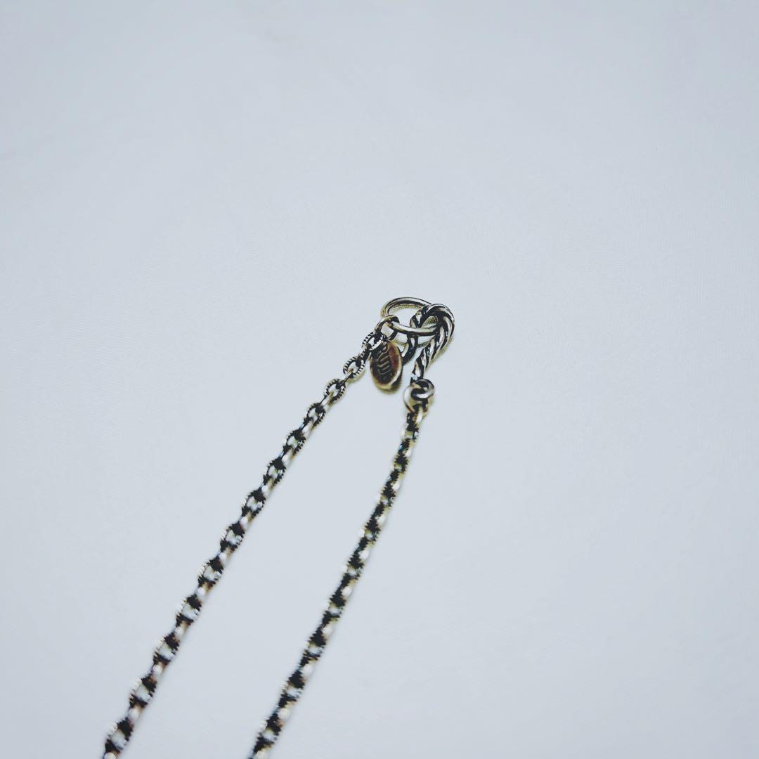 RUDE GALLERY×CHAOS DESIGN スタッズネックレス シルバー