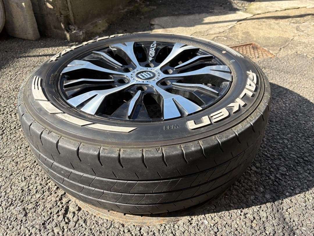 DADギャルソンホイール 17インチ2本①【4本同時購入必須】送料込