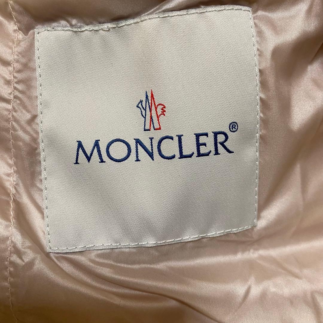 MONCLER モンクレール ダウンベスト レディース ライトピンク USED