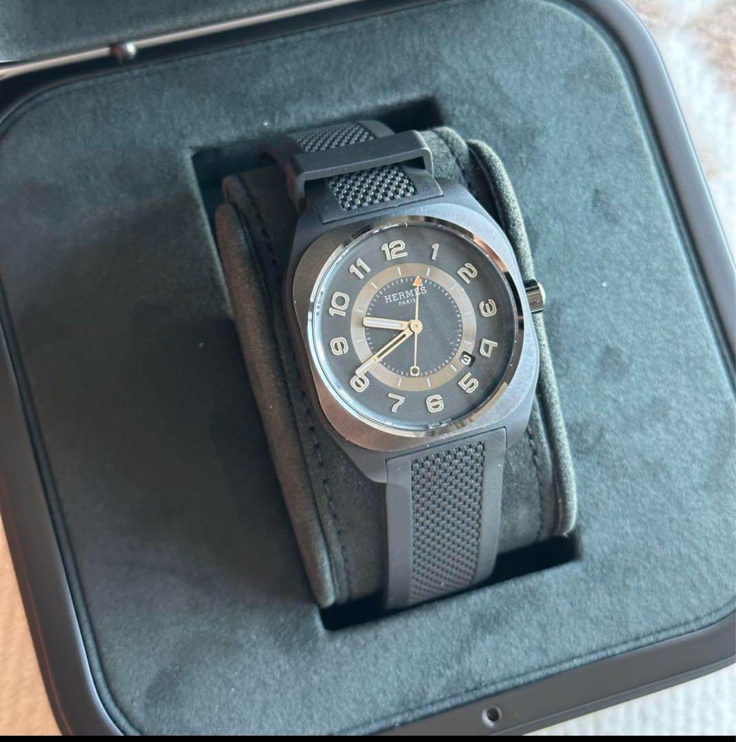 最終値下げ❗️ エルメス H08 ソーブラック　腕時計　グラフェン　新品未使用