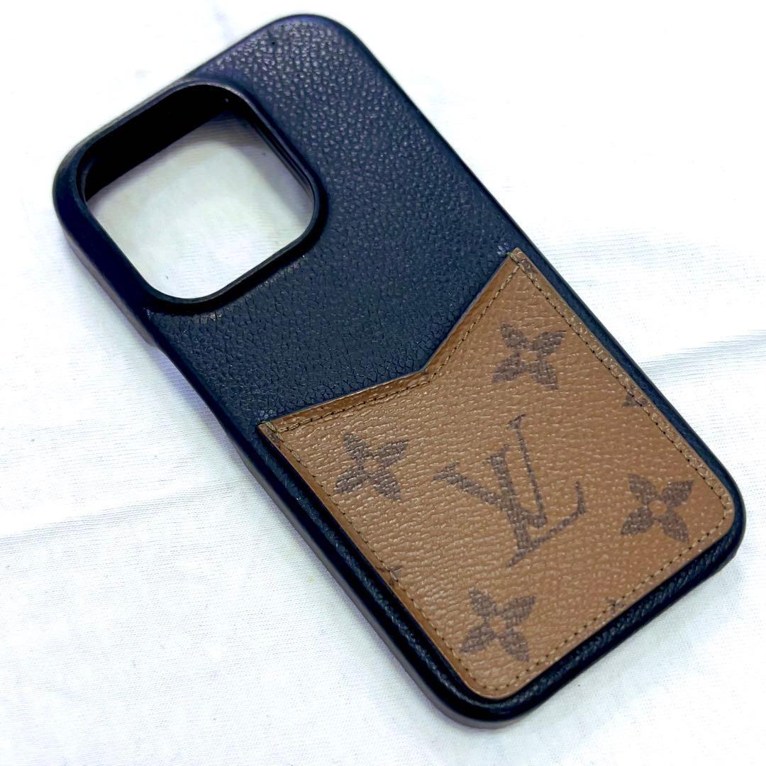ルイヴィトン バンパー ケース スマホ iPhone14Pro 黒 M81999