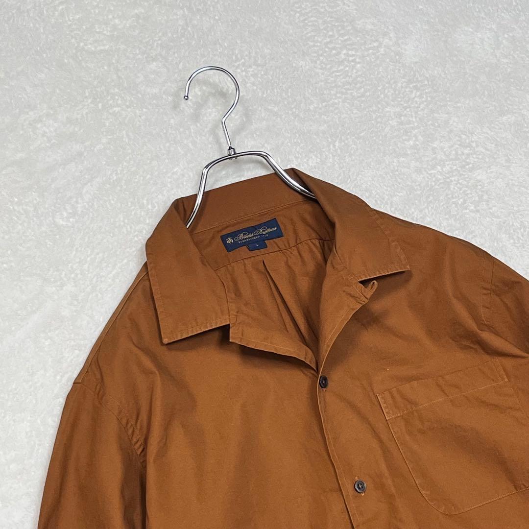 『ブルックス ブラザーズ』オープンカラーシャツ開襟 BrooksBrothers