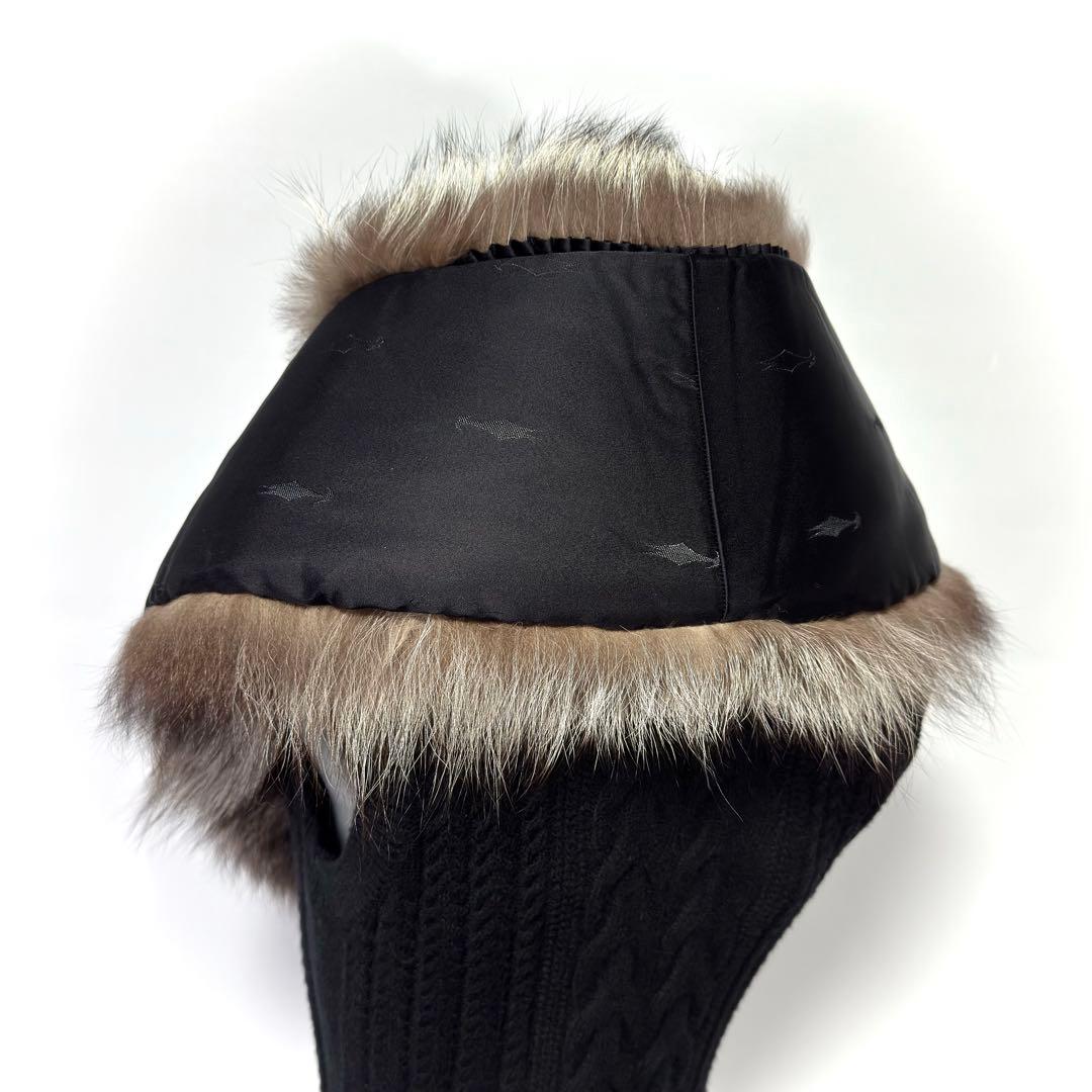 【銀狐】SAGA FOX サガフォックス ショール シルバーフォックス 銀涙品格