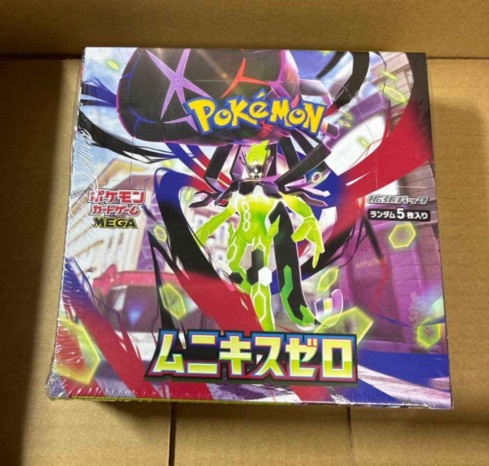 【新品•未開封品】ポケモンカードゲーム　ムニキスゼロ BOX シュリンクあり
