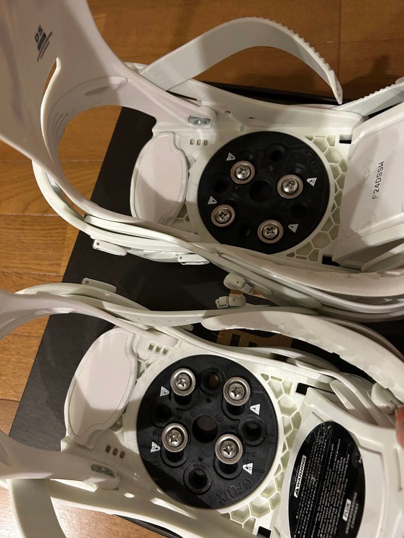 FLUX DS スノーボードビンディング サイズS ホワイト