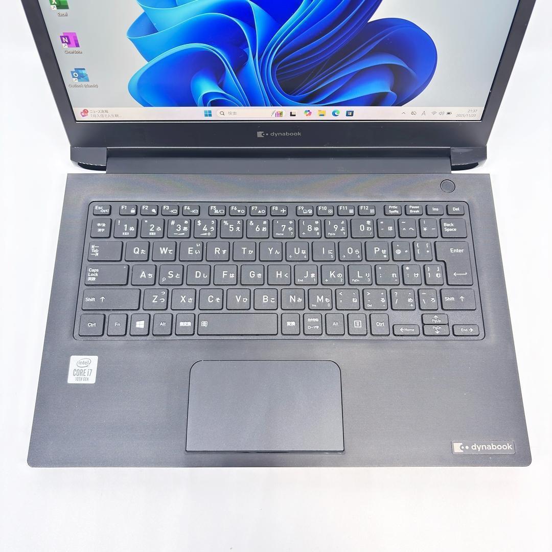 【超高速10世代ノートPC◆TOSHIBA dynabook Windows11