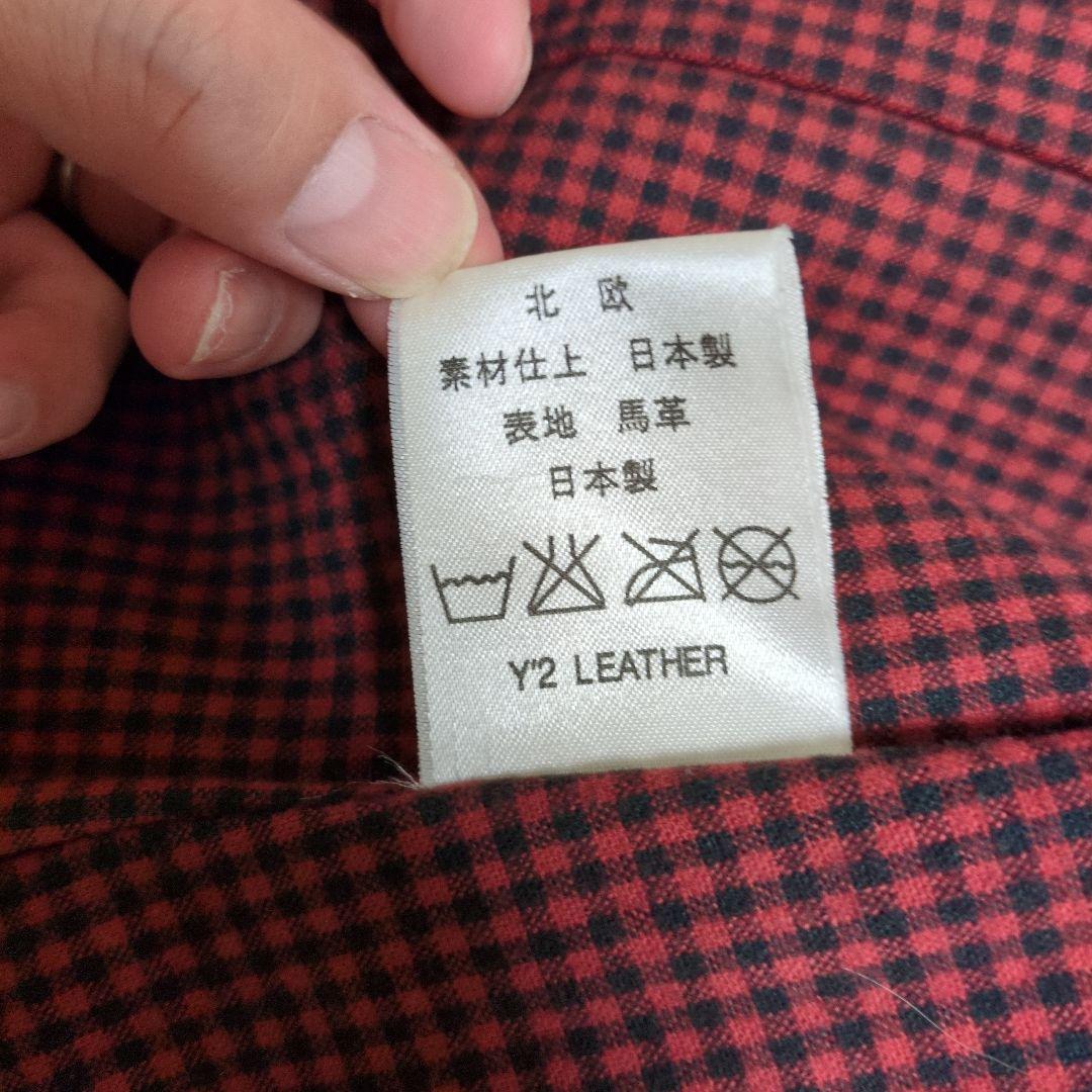 Y2LEATHER シングルライダース 38 茶芯 馬革