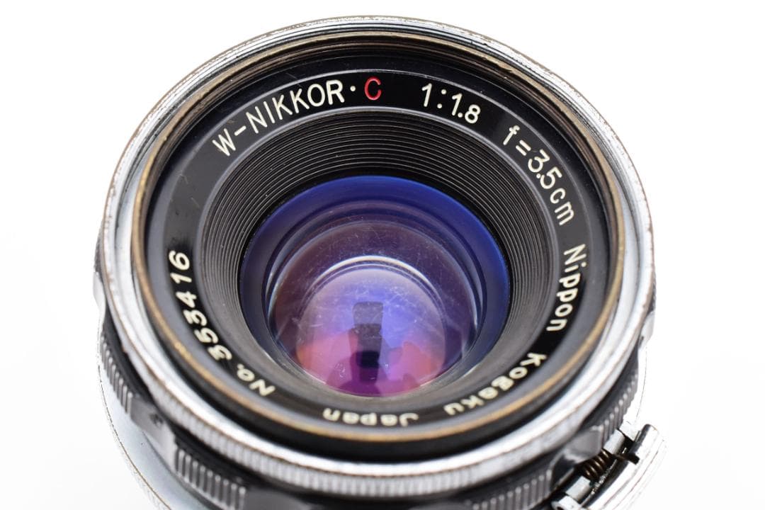 激レア 日本光学 W-NIKKOR C 35cm f/1.8 Sマウント カメラ