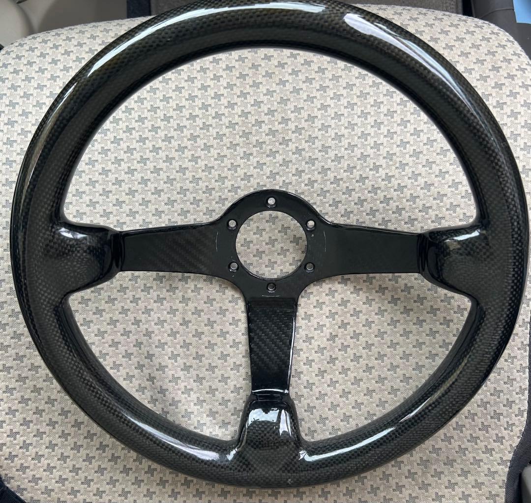 ドライカーボンステアリング ディープTYPE 超軽量