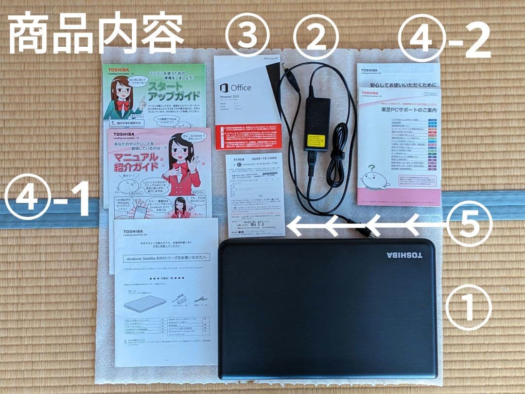 Windowsノート本体 TOSHIBA Dynabook Satellite B353/21 KB