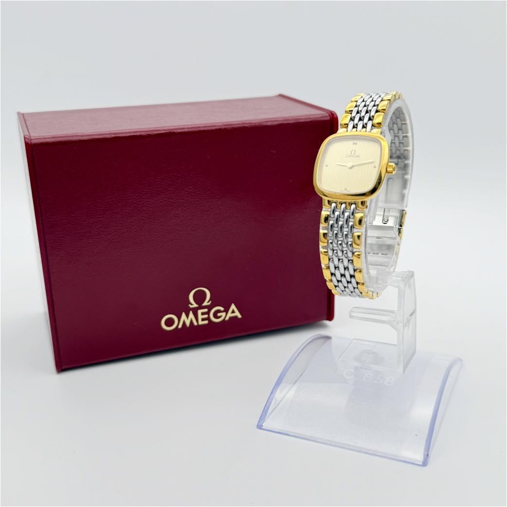 OMEGA De Ville SS GP QZ シャンパン文字盤 稼働 コンビ