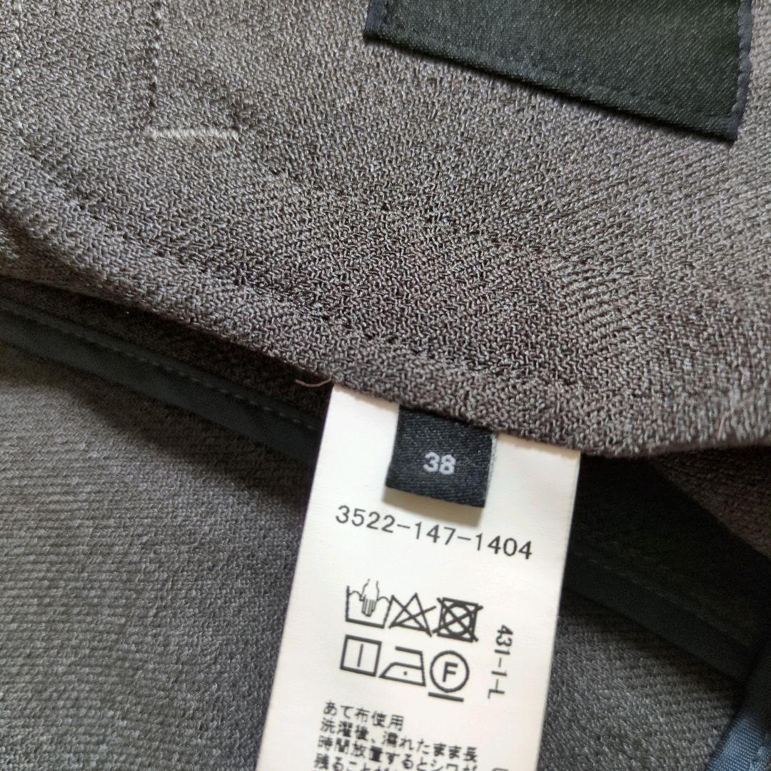 ユナイテッドアローズ　ノーカラー　セットアップ　パンツ　洗える　ストレッチ