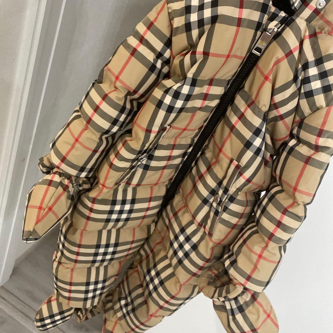 正規美品！Burberryバーバリーチェック新生児赤ちゃんボディースーツセット