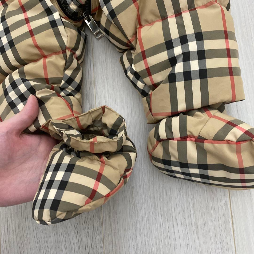 正規美品！Burberryバーバリーチェック新生児赤ちゃんボディースーツセット