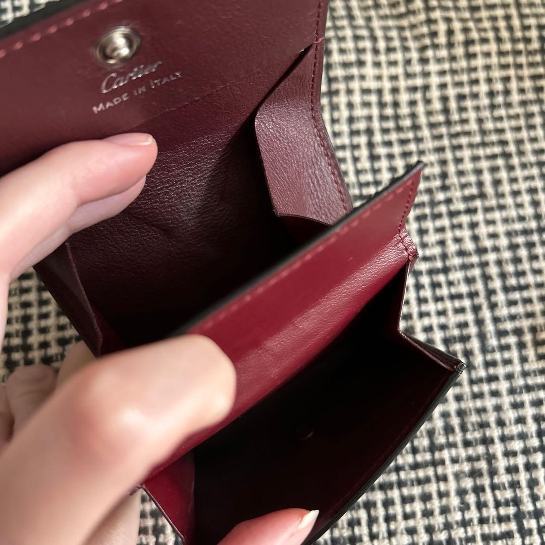 カルティエ Cartier 黒 レザー ケース