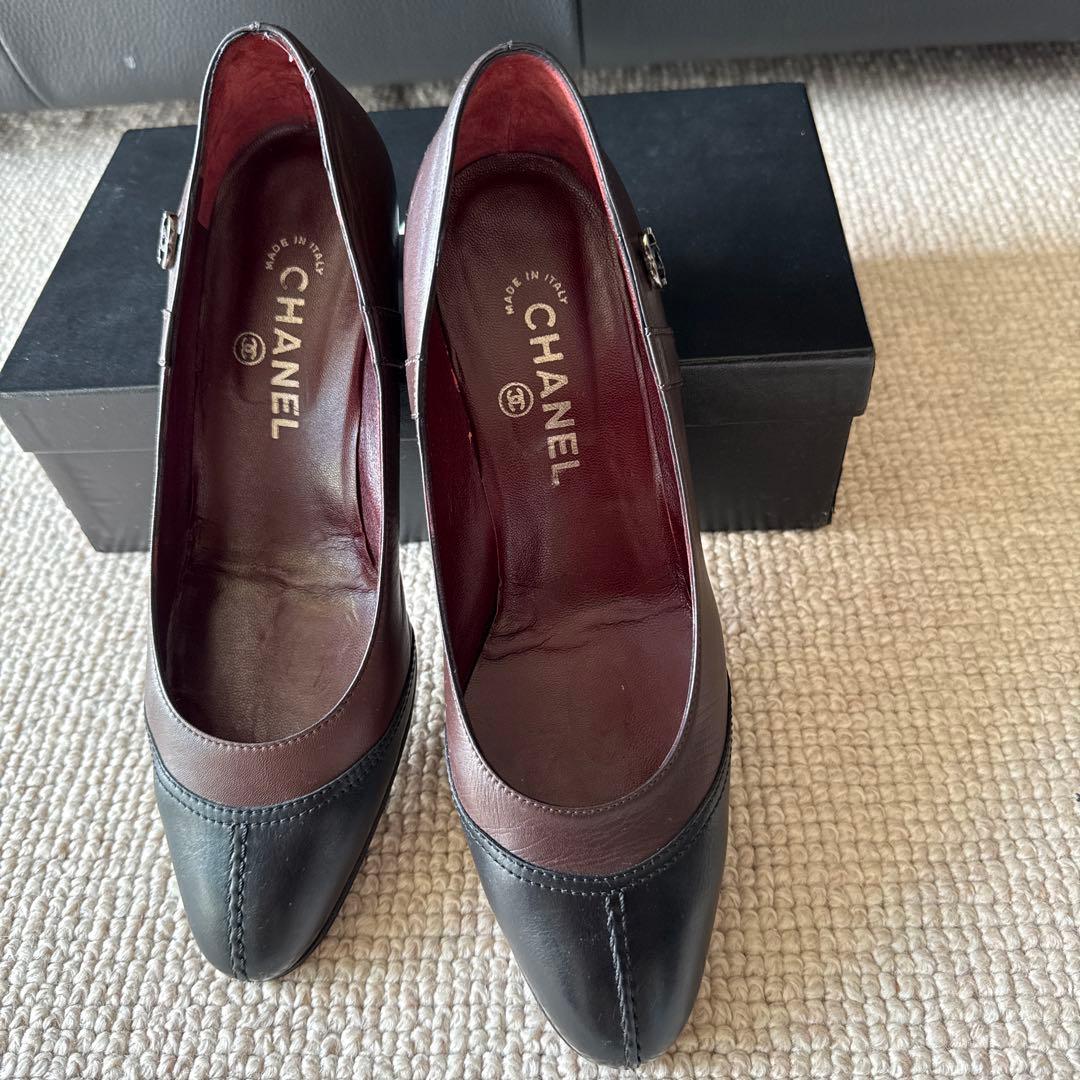 CHANEL靴　38 1/2サイズ　25cm C