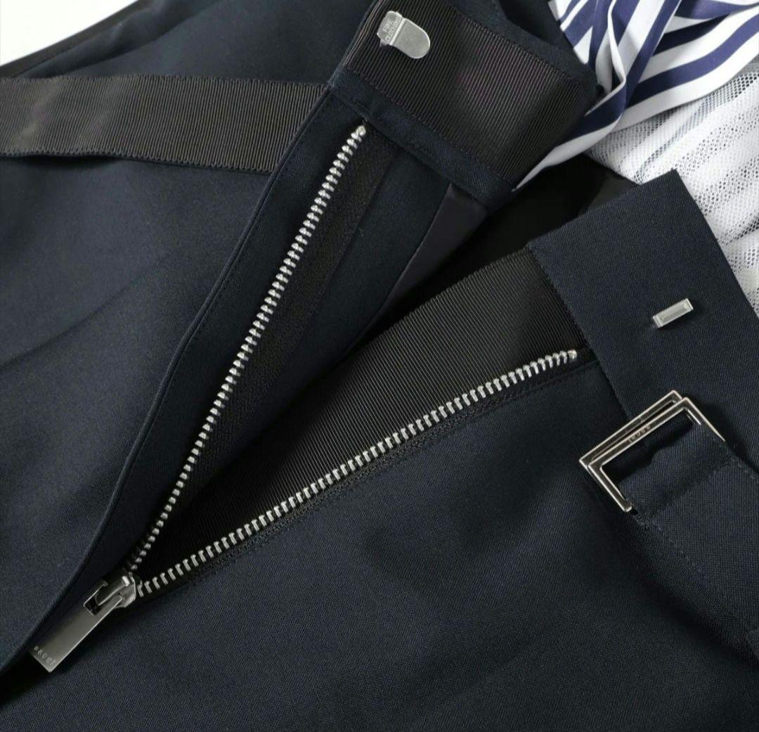 sacai サカイ THOMAS MASON ハーフスリーブシャツワンピース