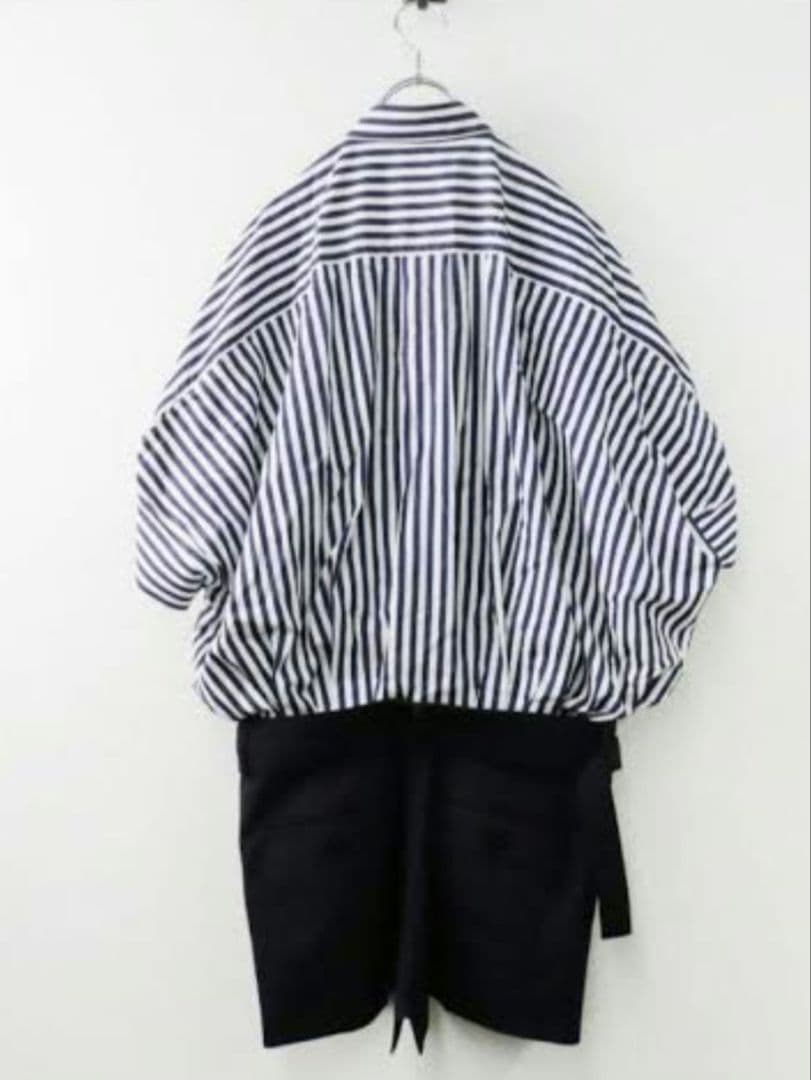 sacai サカイ THOMAS MASON ハーフスリーブシャツワンピース