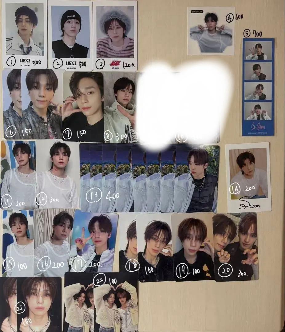 NEXZ ソゴン　トレカ　フォトカード　ステッカー