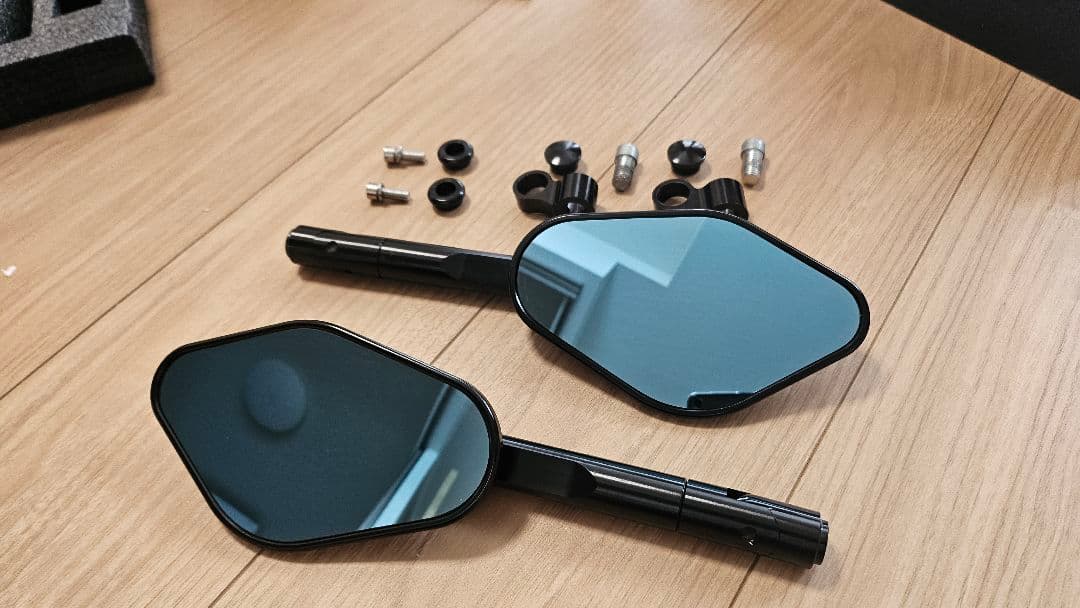 rizoma/リゾマ風ブルーレンズミラー 左右セット