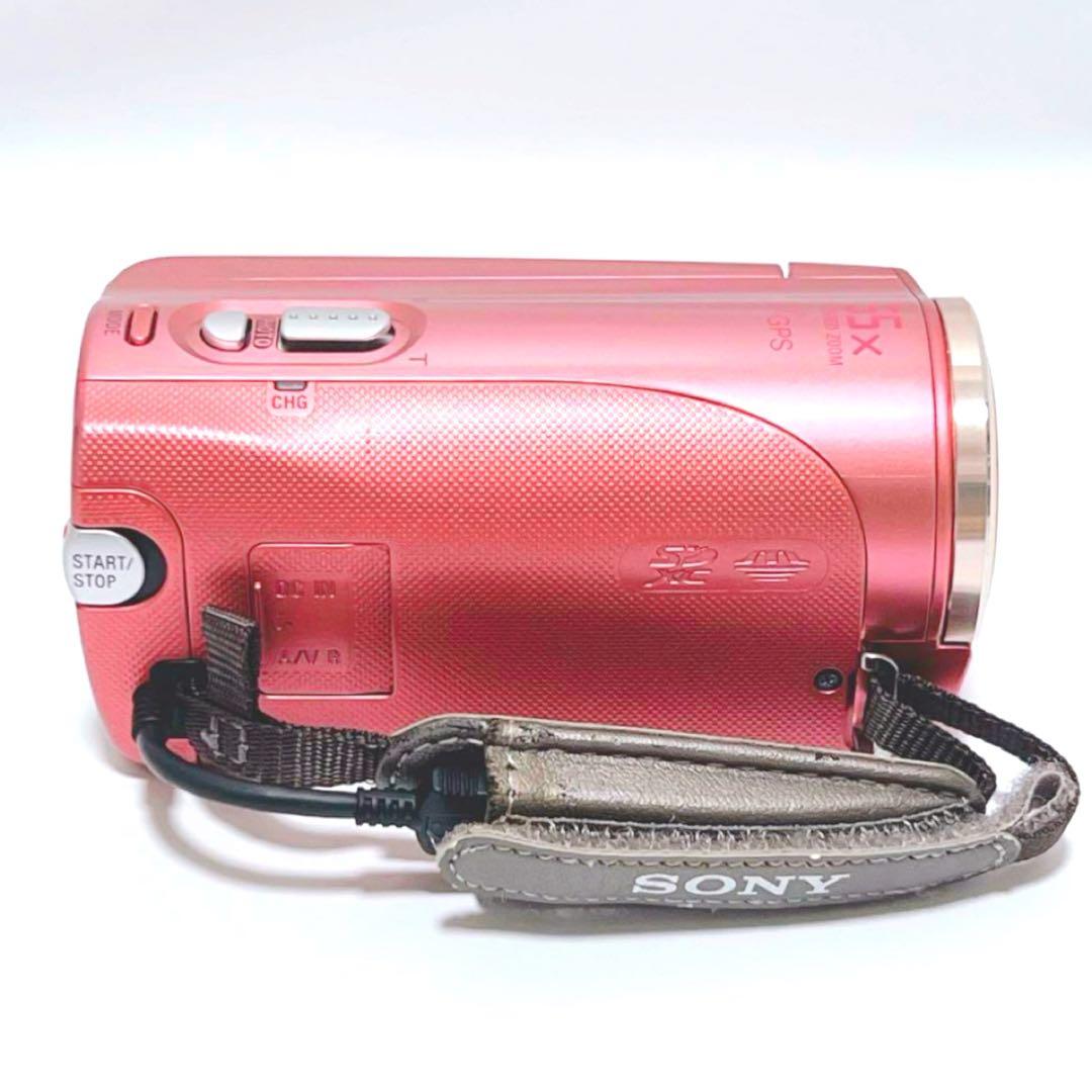極美品 SONY HDR-CX270V ビデオカメラ ピンク デジタルカメラ