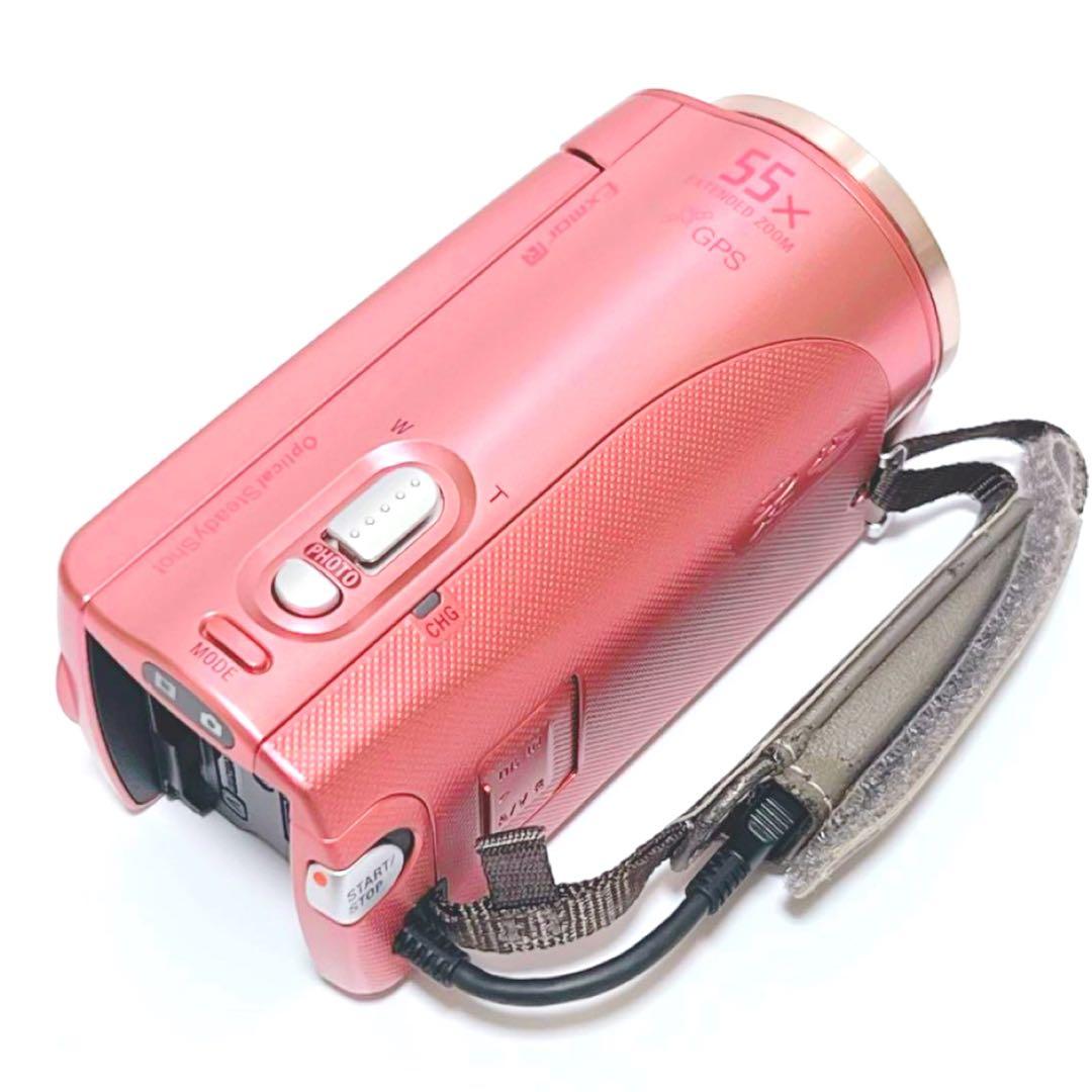 極美品 SONY HDR-CX270V ビデオカメラ ピンク デジタルカメラ