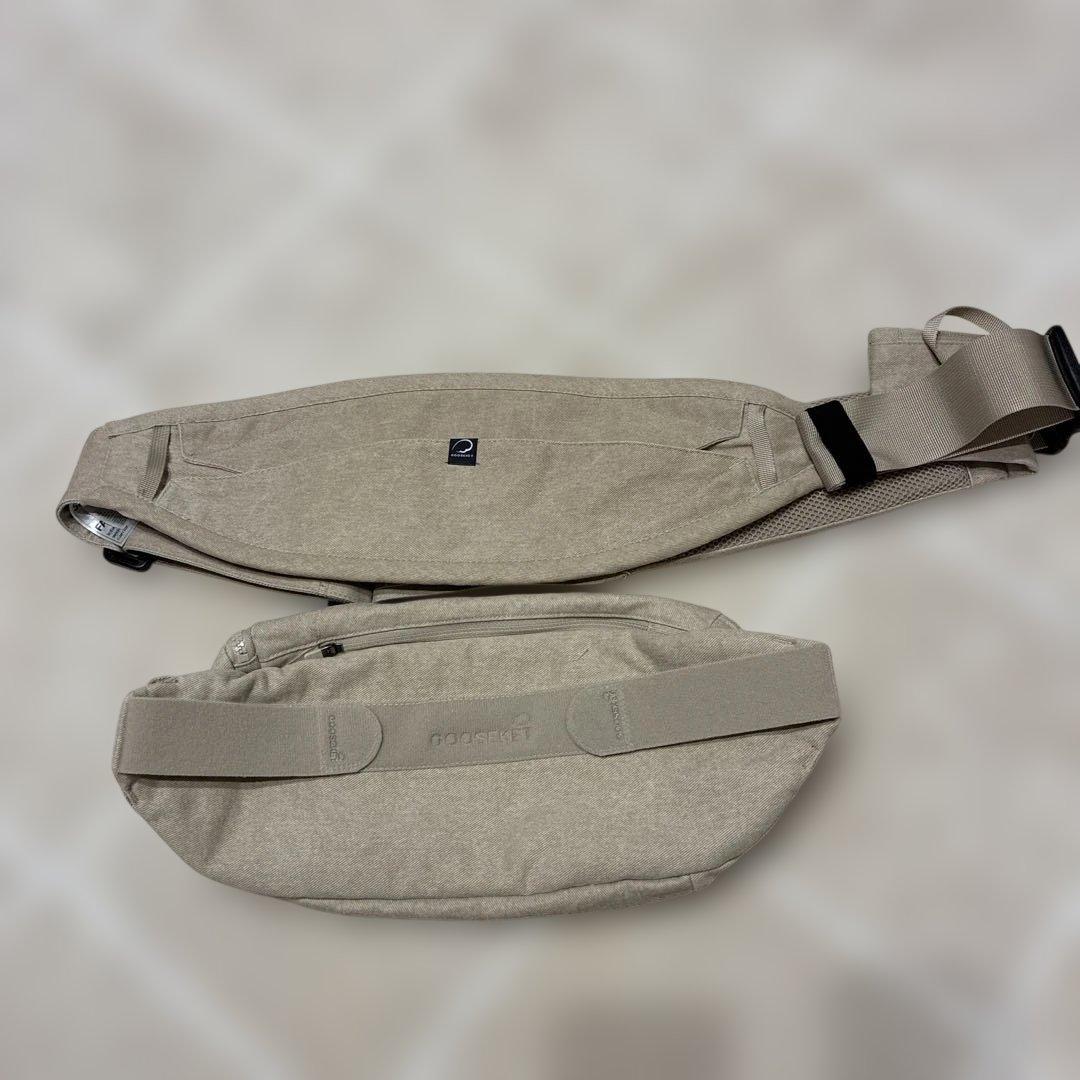 美品！グスケットKET 365抱っこ紐Plus ベージュ　プラス