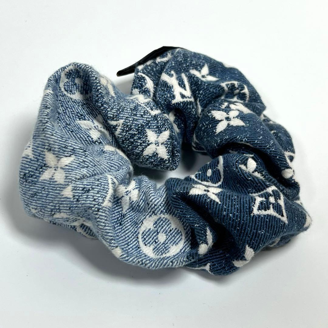 未使用級✨正規品 LOUIS VUITTON デニムシュシュ モノグラム