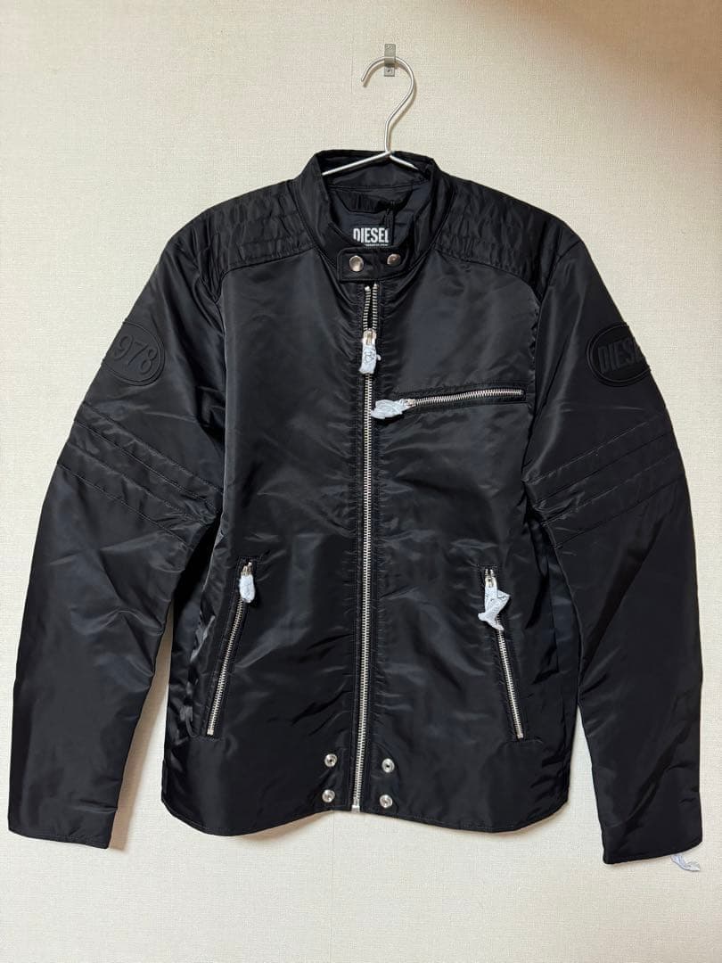 池田エライザ着用 DIESEL ライダースジャケット ディーゼル ブラック
