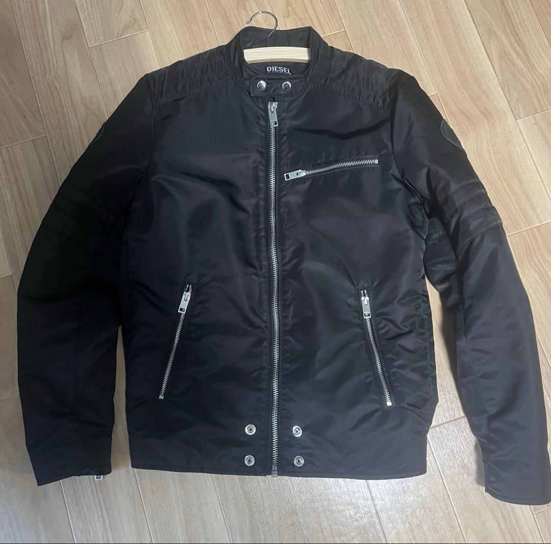 池田エライザ着用 DIESEL ライダースジャケット ディーゼル ブラック