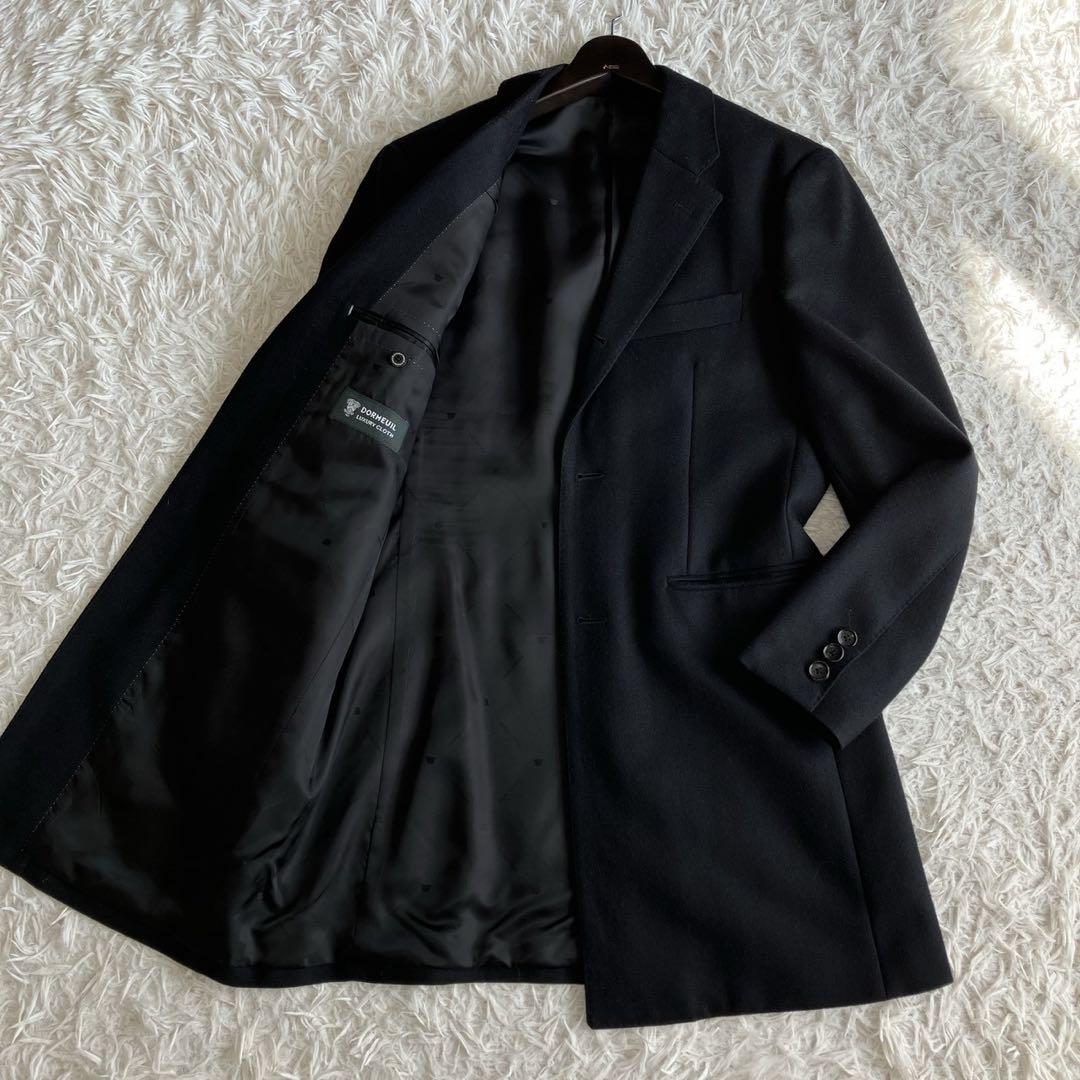 ◎極美品 タケオキクチ ドーメル 高級生地 大人コーデ 黒 シャドーロゴ M1