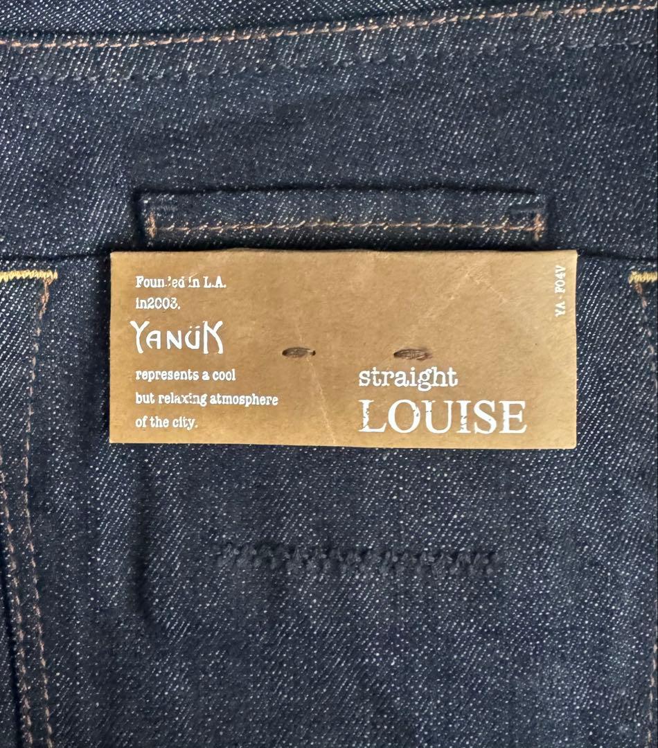 【新品未使用】YANUK ヤヌーク LOUISE 23 ストレート デニム