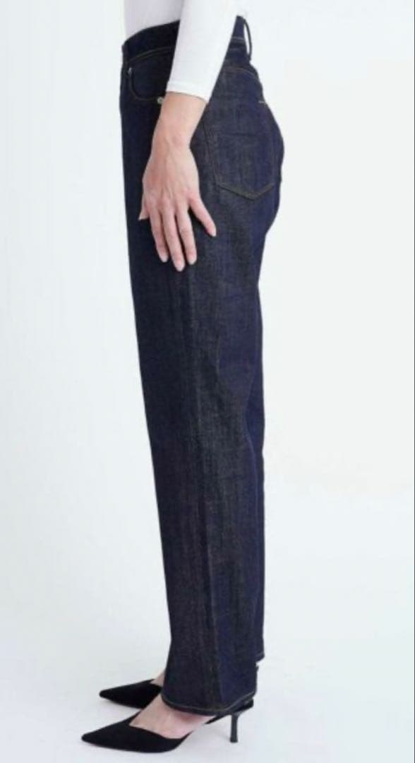 【新品未使用】YANUK ヤヌーク LOUISE 23 ストレート デニム