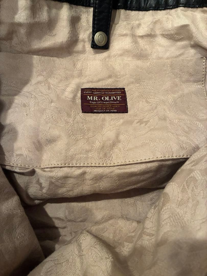 レ*ン様 MR. OLIVE レザー トートバッグ