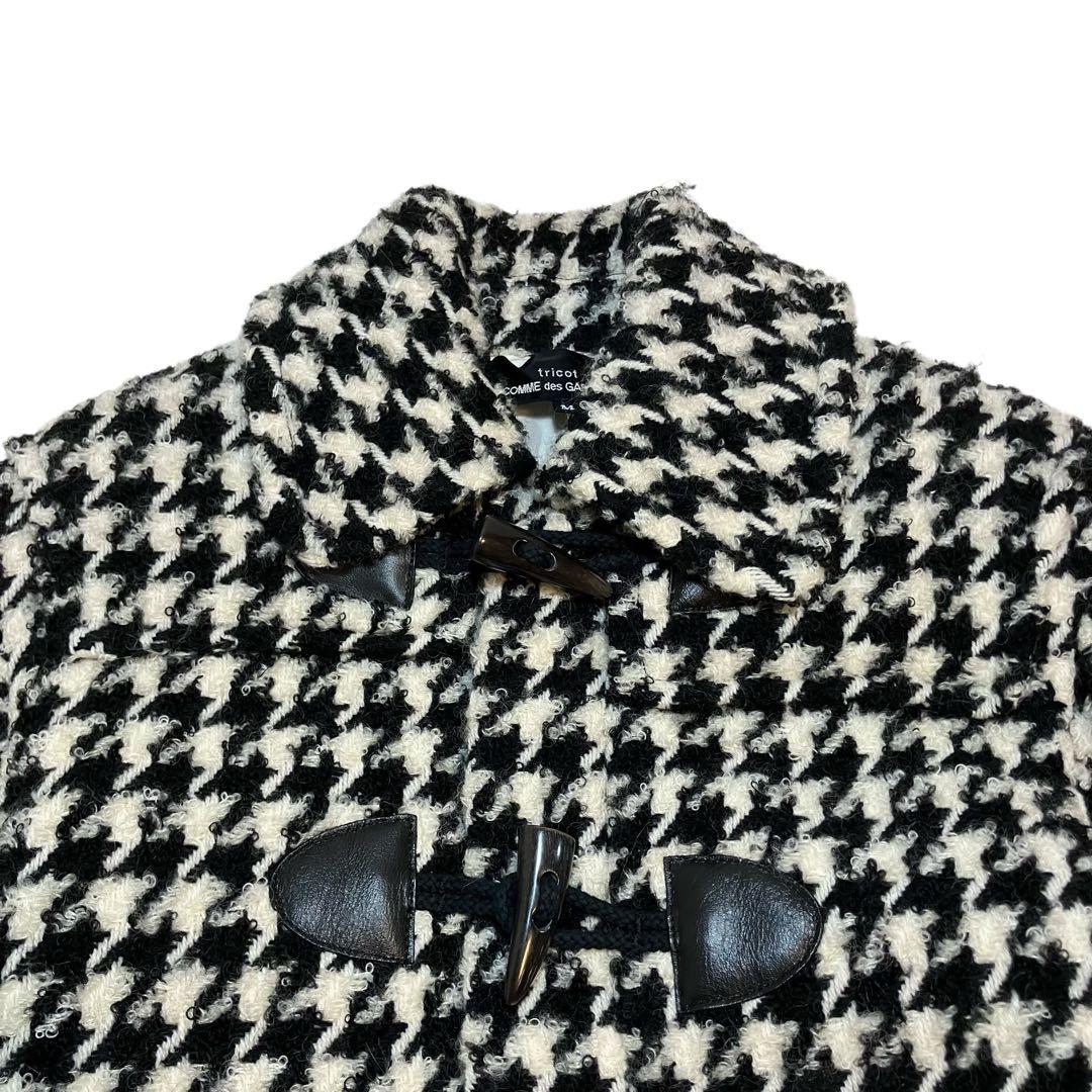 tricot COMME des GARCONS　ショートダッフルコート　千鳥