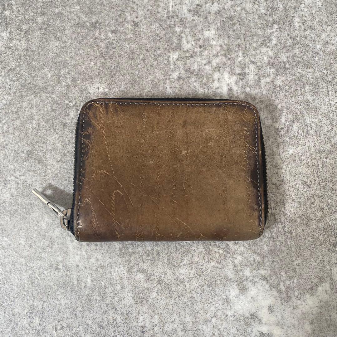 高級✨ベルルッティ ワパ スクリットレザー ジップ カリグラフィー ケース