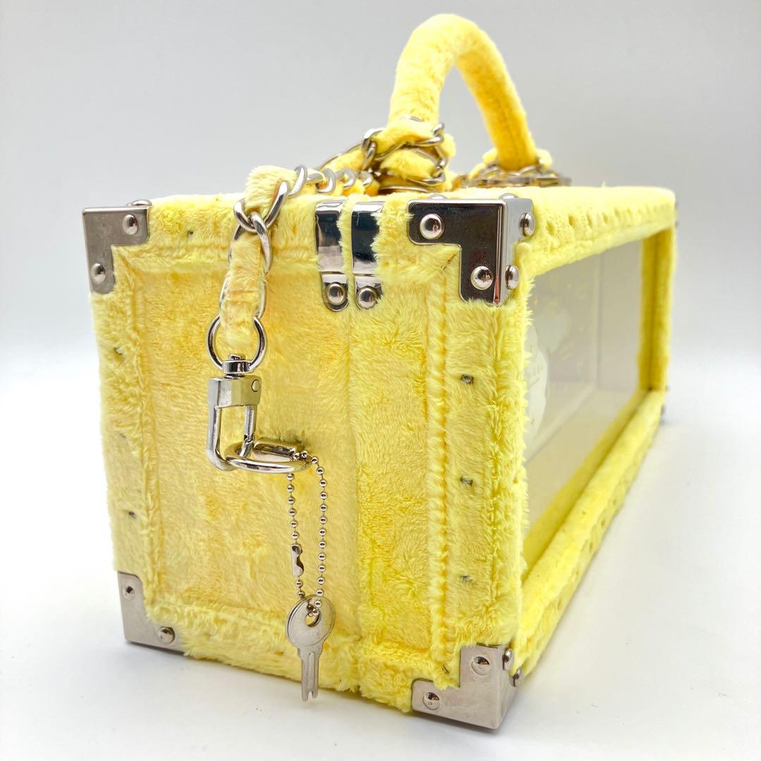 エンジェル シャンパン ドゥミセック ロゼ サマー イエロー ファー 箱付き