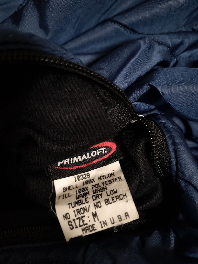 【90年代】USA製　 WILDTHINGS プリマロフトジャケット レアカラー