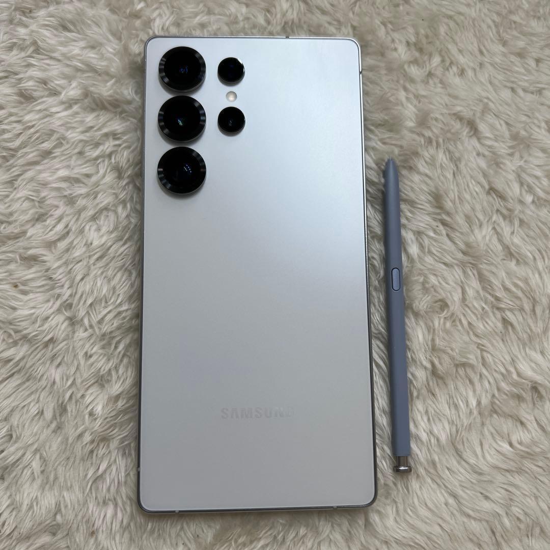 Galaxy S25 ultra 256GB ホワイトシルバー美品 i65