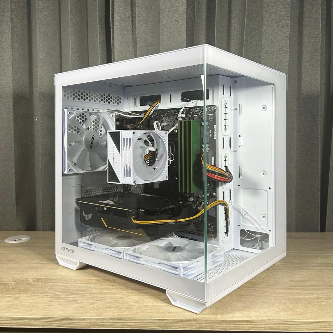 光る 高性能白ゲーミングPC Ryzen GTX1660ti Windows11