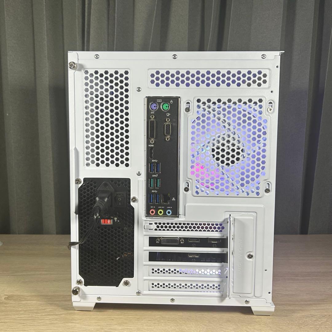 光る 高性能白ゲーミングPC Ryzen GTX1660ti Windows11