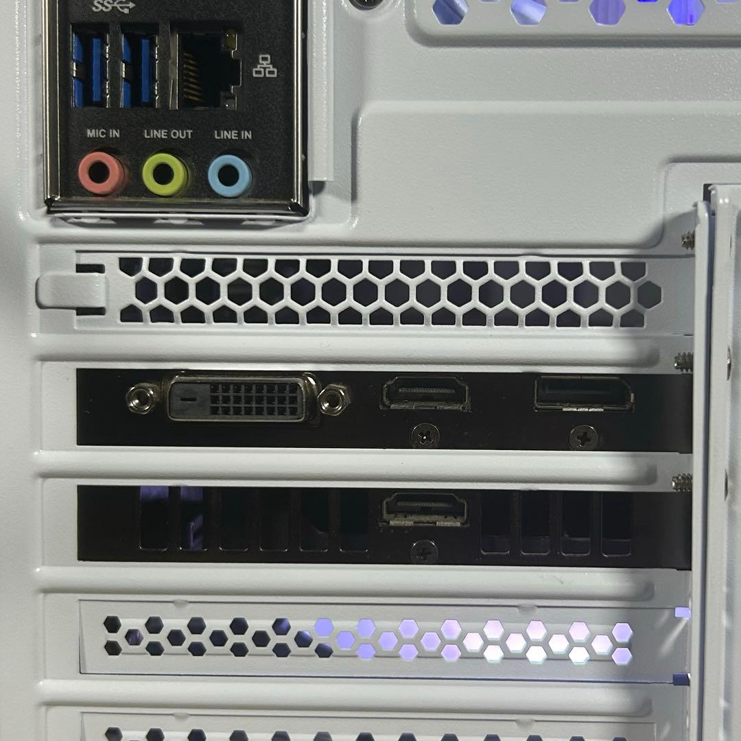 光る 高性能白ゲーミングPC Ryzen GTX1660ti Windows11