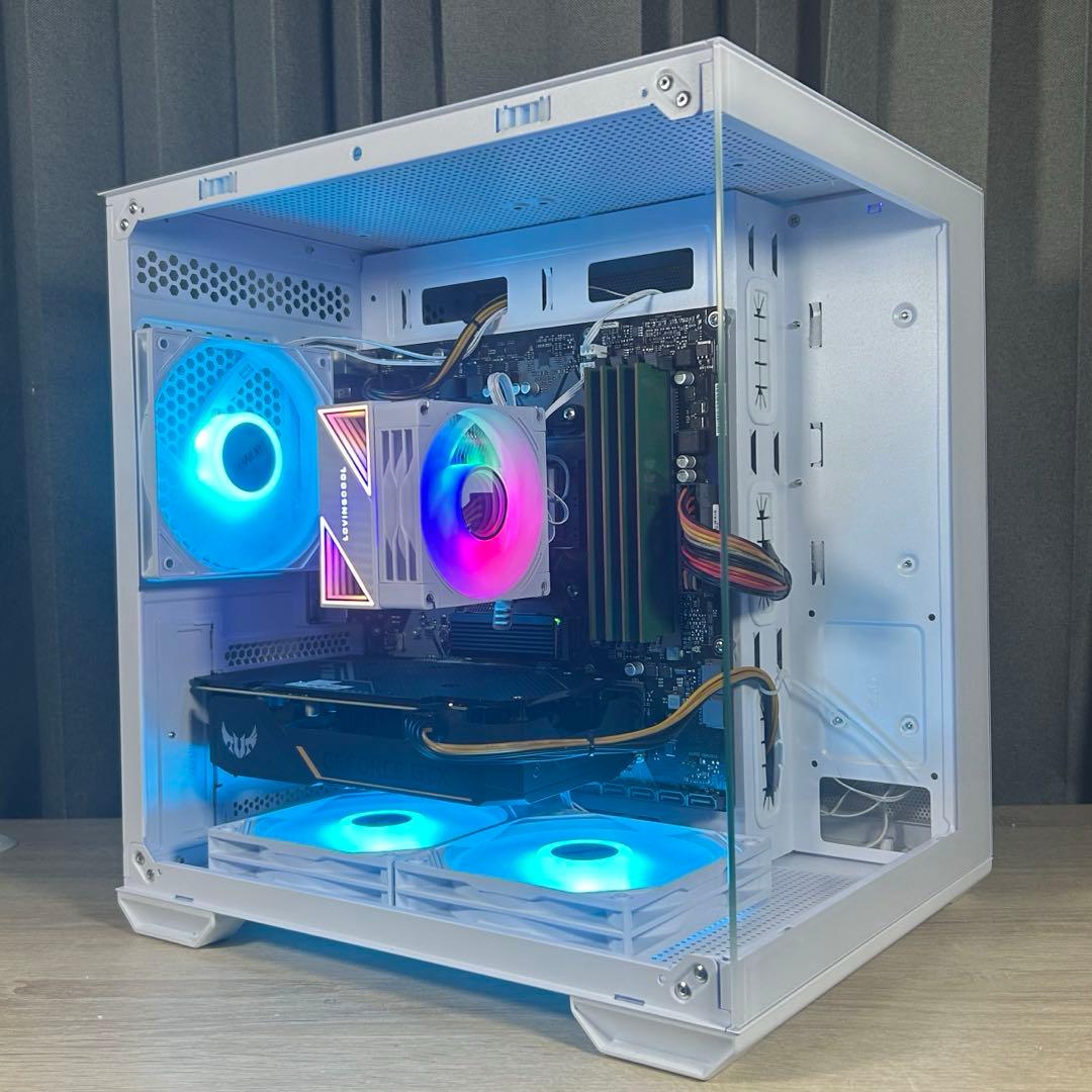 光る 高性能白ゲーミングPC Ryzen GTX1660ti Windows11