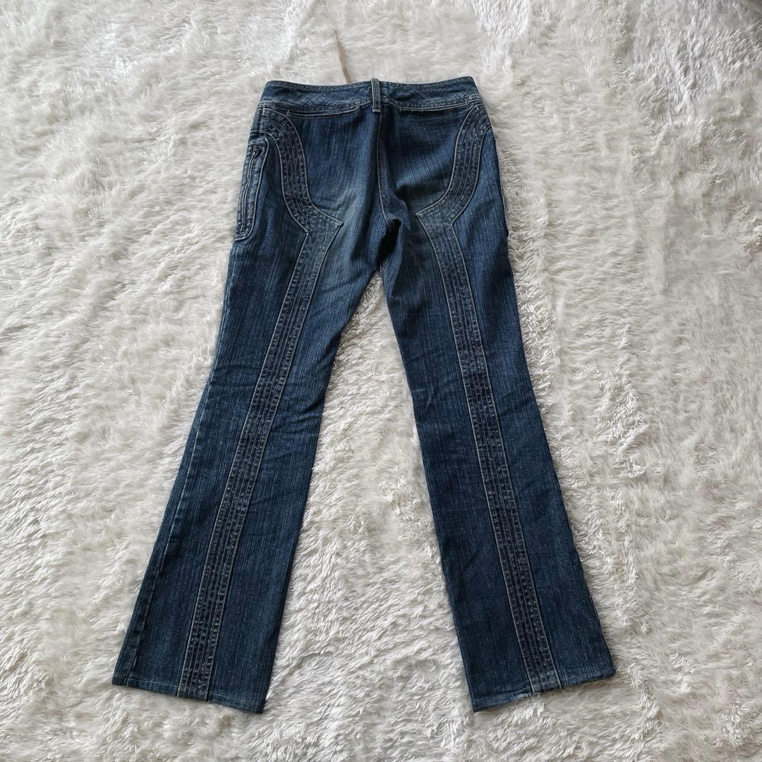 パンツ Share spirit lace up denim pants lgb