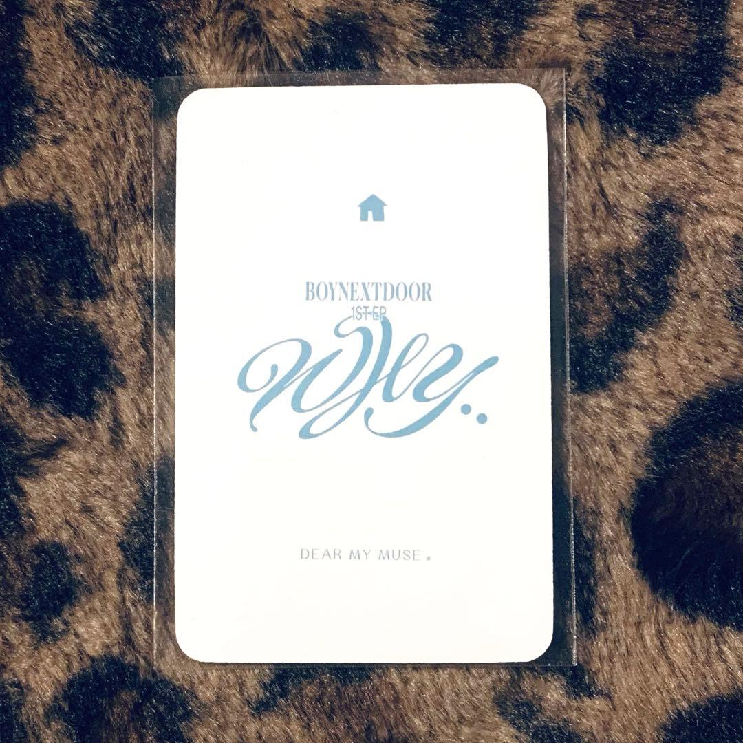 boynextdoor ソンホ dear my muse ラキドロ トレカ