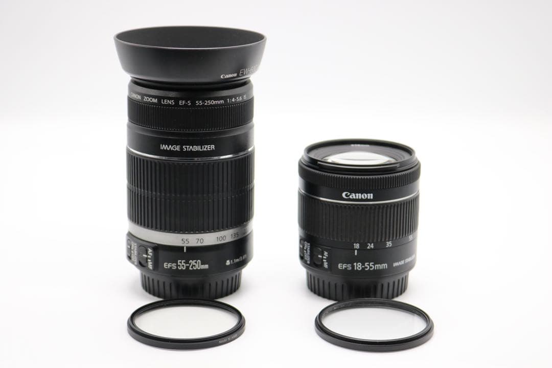 ボディほぼ新品 【Canon EOS Kiss X10 ダブルレンズセット】