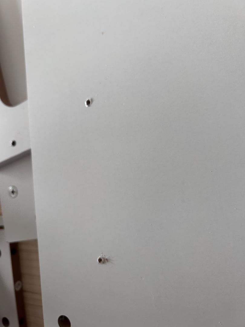 ホワイトドレッサー・鏡台 訳あり品　写真をご確認 1021-②